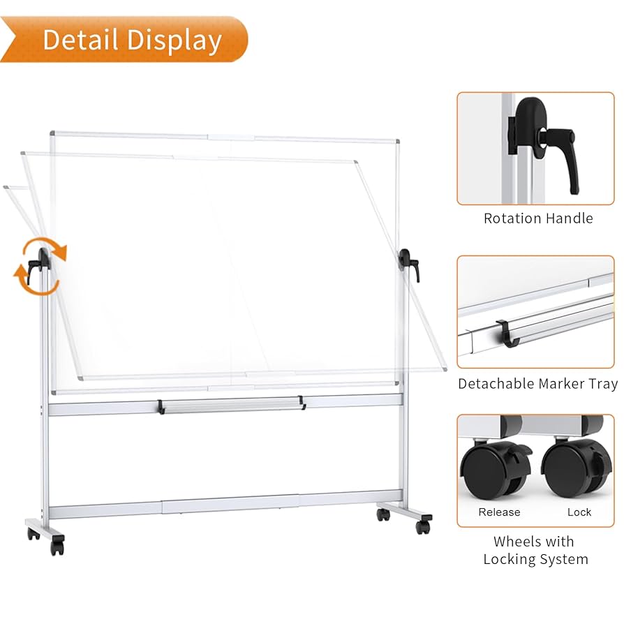 プロジェクションボード Amazon.com : VIZ-PRO Double-Sided Mobile Projection Writing